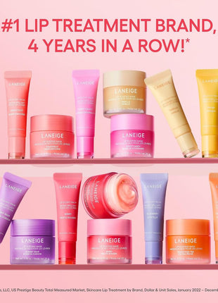 LANEIGE リップスリーピングマスク&トッパー 保湿韓国リップトリートメントマスク おそろいのトッパー付き アプリケーターへらをホールド|シアバター ビタミンC & ムルムル 抗酸化物質|韓国スキンケア