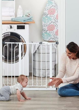 Regalo Safety 29"-38.5" Easy Step Baby Gate, Bottom of Stairs & Doorways