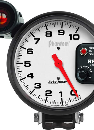Auto Meter 5899 Phantom Shift-Lite Tachometer,5.000 in.