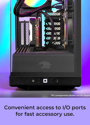 iBUYPOWER Y40 PRO Black Gaming PC Desktop Computer AMD Ryzen 9 7900X CPU, NVIDIA GeForce RTX 5070Ti 16GB GPU, 32GB DDR5 RGB 5200MHz RAM, 2TB NVMe SSD, Windows 11 Home, Keyboard, Mouse - Y40BA9N57T01