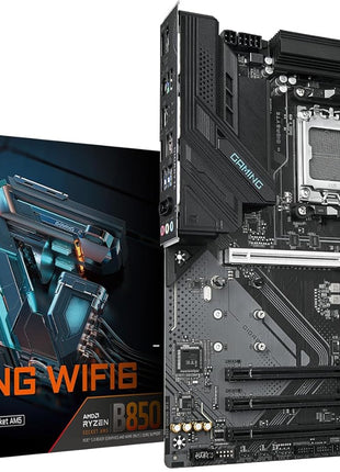 GIGABYTE B850 Gaming WIFI6 AMD AM5 ATX Motherboard, Support AMD Ryzen 9000/8000/7000 Series, DDR5, 6+2+2 Power Phase, 3X M.2, PCIe 5.0, USB-C, WIFI6, GbE LAN, EZ-Latch, 5-Year Warranty