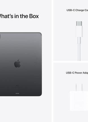 Apple iPad Pro (5th Generation, 12.9-inch, 2021), 128GB, Wi-Fi, Space Gray (Renewed)