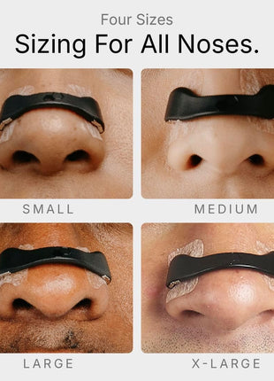 Intake Breathing Nasal Strip Starter Kit (15 Count, Black)   Boost Oxygen Intake, Reduce Snoring, Improve Sleep Quality   Sweat Resistant, Skin Safe Nasal Strips   Extra Strength Snoring Solution
