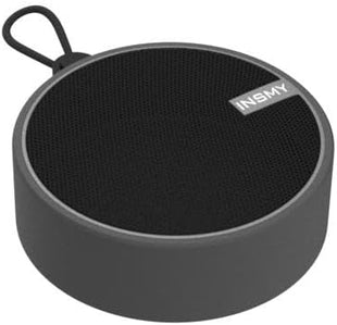 INSMY C12 IP67 Waterproof Shower Bluetooth Speakers Portable Small Speaker | Speakers Bluetooth Wireless,Loud Clear Sound,Support TF Card,Suction Cup,for Outdoor Kayak Canoe Beach Gift (Black)