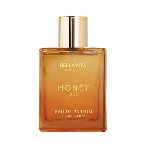 Honey Oud Eau de Parfum (3.4 fl. oz.) | Patchouli, Vanilla, Bergamot, Floral & Spicy + Made with Clean & Vegan Essentials Oils + Cruelty Free | Long-Lasting Unisex Fragrance