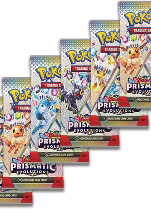 Pokemon TCG: Scarlet & Violet Prismatic Evolutions Booster Pack (Random Art) - 10 Cards