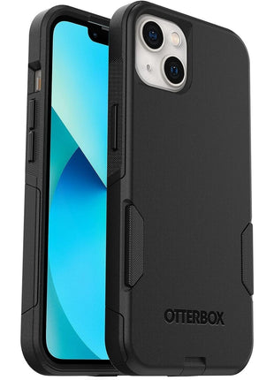 OtterBox iPhone 13 (ONLY) Commuter Series Case - Black, Slim & Tough, Pocket-Friendly, with Port Protection