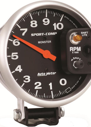 Auto Meter 3903 Sport-Comp Shift-Lite Tachometer,5.000 in.
