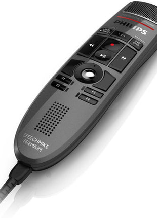Philips LFH3500 SpeechMike Premium USB Dictation Microphone Precision Microphone Push Button Control