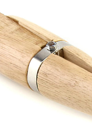 QWORK Wooden Ring Clamp, Hand Tool Wire Clamp for Jewelry Making Stone Setting Engraving Repair