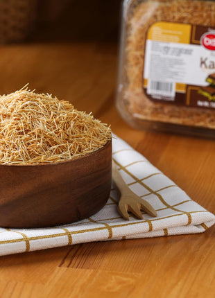 BISVUA Premium Roasted Kataifi Pastry 200g (7.1 oz) ??Golden Toasted Shredded Fillo Dough for Dubai Chocolate Filling, Pistachio Cream Recipes, Kunafa Dough & Crunchy Dessert w/ Katafi? and Knafeh