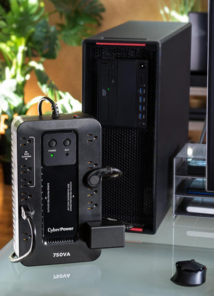 CyberPower EC750G Ecologic UPS Battery Backup and Surge Protector