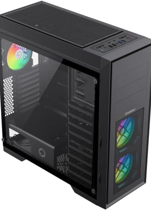 GAMEMAX Master 2 Black/Mesh/Tempered Glass/Metal ATX Full Tower Computer Case
