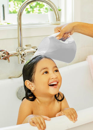 Munchkin® RinseTM Shampoo Bath Rinser Cup, Ultra Soft and Flexible Rim, Babies, Toddlers and Kids, Grey