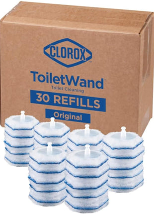 Clorox ToiletWand Disinfecting Refills, Disposable Wand Heads, 30 Count (Package May Vary)