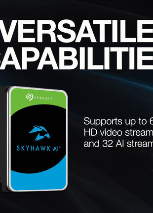 Seagate Skyhawk AI ST20000VE002 - Hard Drive - 20 TB - SATA 6Gb/s