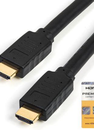 StarTech.com 23ft (7m) Premium Certified HDMI 2.0 Cable with Ethernet - High Speed Ultra HD 4K 60Hz HDMI Cable HDR10 - Long HDMI Cord (Male/Male Connectors) - For UHD Monitors, TVs, Displays (HDMM7MP)