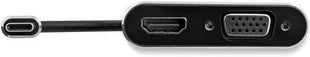 StarTech.com USB-C to VGA and HDMI Adapter - 2-in-1 - 4K 30Hz - Space Grey - Windows & Mac Compatible (CDP2HDVGA)