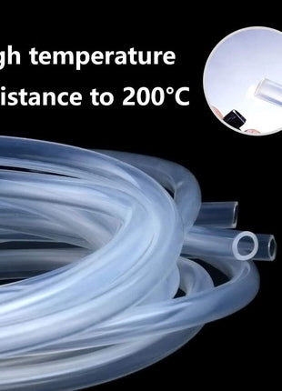 1/4" ID Silicone Tubing, Food Grade 1/4" ID x 3/8" OD 10 Feet Length Pure Silicone Hoses High Temp for Home Brewing Winemaking