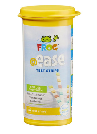 FROG @Ease Test Strips for Hot Tubs and Swim Spas - Test Strip with Out Indicator for FROG @Ease SmartChlor Cartridges, pH, Total Alkalinity and Total Hardness - 30 Test Strips