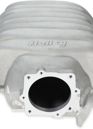 Holley Intake Manifold, Low-Profile, 92 mm Throttle Body Flange, Multi Port, Aluminum, Natural, Each