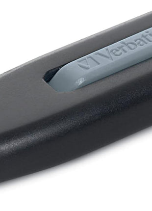 VER49189 - Verbatim 128GB Store n Go V3 USB 3.0 Flash Drive - Gray