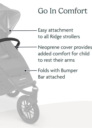 UPPAAbaby Bumper Bar for Ridge Strollers - Folds with Stroller