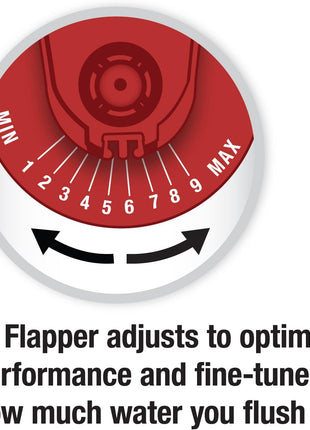 Fluidmaster K-400H-039 Toilet Fill Valve & 2-Inch Flapper Repair Kit