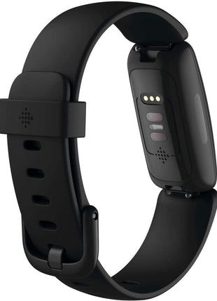 Fitbit Inspire 2 Health & Fitness Tracker with a Free 1-Year Fitbit Premium Trial, 24/7 Heart Rate, Black/Black, One Size (S & L Bands Included)