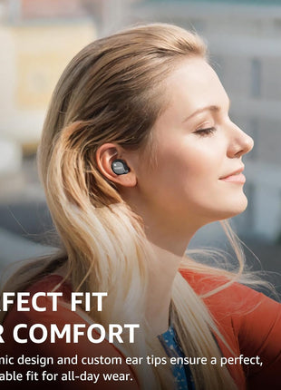 TOZO NC9 Hybrid Active Noise Cancelling Wireless Earbuds, 6 Mics ENC Clear Call, IPX8 Waterproof, in Ear Bluetooth 5.3 Headphones Stereo Bass Ear Buds 59H Playtime with LED Display 32 EQs via APP