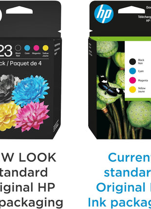 HP 923 Black, Cyan, Magenta, Yellow Ink Cartridges Printers | Works with Printer Series: OfficeJet 8120, OfficeJet Pro 8130 | Eligible for Instant Ink | 6C3Y6LN