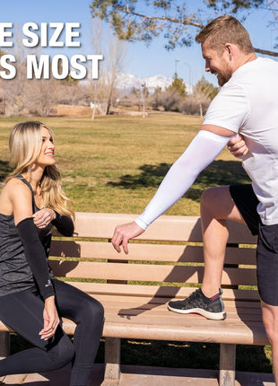 SportsTrail Cooling Arm Sleeves for Men & Women – Breathable, UV Sun Protection, Sports Arm Sleeves for Women, Men & Youth