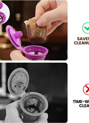 Pro Mael 360 Count Disposable K Cup Filters, Coffee Filter Paper for Keurig Brewers Single Serve 1.0 and 2.0, Use with Reusable K Cup Pods (White)