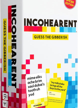 Incohearent by Relatable – Guess the Gibberish Party Game for Adults, Funny Card Game Activity for Groups, Bachelorette Party Favorite, Summer Fun for Game Night, Travel-Friendly with 300 Cards