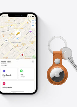 Apple AirTag (1st Generation). Keep Track of and find Your Keys, Wallet, Luggage, Backpack, and More. Simple one-tap Set up with iPhone or iPad, Bluetooth
