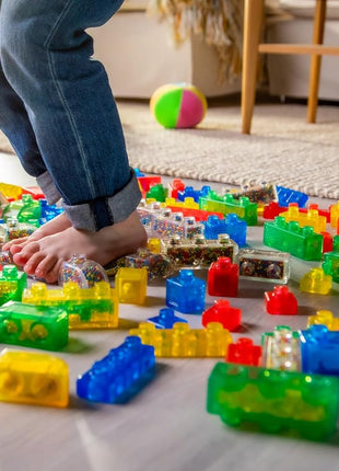 Goliath Jelly Blox Creative Kit | Includes 20 Blocks | Toddler & Preschool Building Blocks Kids Can Squeeze, Stretch, Squish | MESH ACCREDITED | Safety Tested & Ouch-Free | Sensory Play Toy Ages 2+