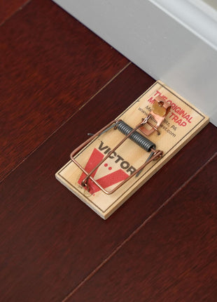 Victor Mouse Traps M150-12, Metal Pedal, Sustainably Sourced FSC Wood, Wooden Mouse Traps - Pack of 12