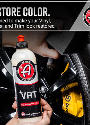 Adam's Polishes VRT Combo - Vinyl, Rubber and Plastic Non-Greasy Long Lasting Super Shine Dressing for Tires, Trim and More, Safe for Cars, Trucks, SUVs, RVs & More
