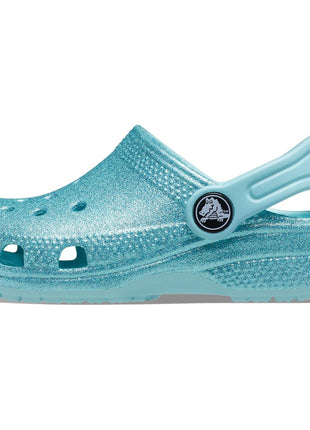 Crocs Kids Unisex Classic Glitter Clogs (Toddler) Frosted Glitter 10M Toddler