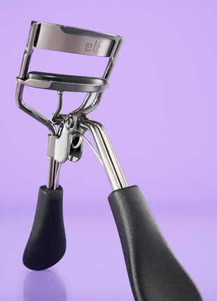 e.l.f. Pro Eyelash Curler, Stainless Steel Lash Curler, Long-Lasting Natural Curl, Ergonomic Design, Includes Replacement Pad, Fits All Eye Shapes