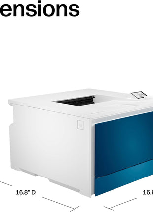 HP Color LaserJet Pro 4201dn Printer, Print, Fast speeds, Easy Setup, Mobile Printing, Advanced Security, Best-for-Small Teams. Ethernet & USB only. Not Wireless. White