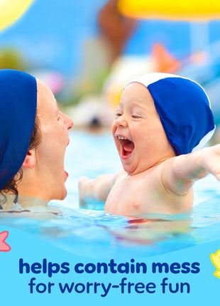 Pampers Swim Diapers - Splashers - Size 4, 18 Count, Gap-Free Disposable Baby Swimming Pants