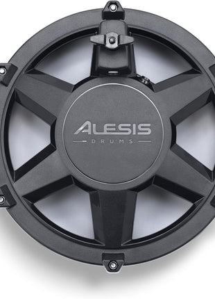 Alesis Nitro Max Electric Drum Set | 10" Dual-Zone Snare, 8" Toms, 10 "Cymbals, Quiet Mesh Heads, Bluetooth, 440+ BFD Sounds, USB MIDI, Drumeo, for Beginners