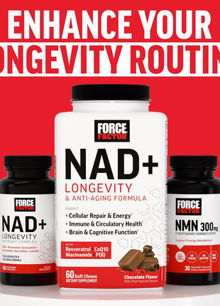 Force Factor Glutathione Longevity & Anti-Aging Supplement | Reduced Glutathione with CoQ10 & PQQ, Antioxidant Formula, Support Immune Health & Skin, 60 Capsules