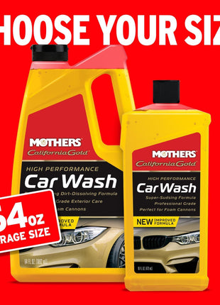 Mothers California Gold High Performance Car Wash, 64 oz. (05664)