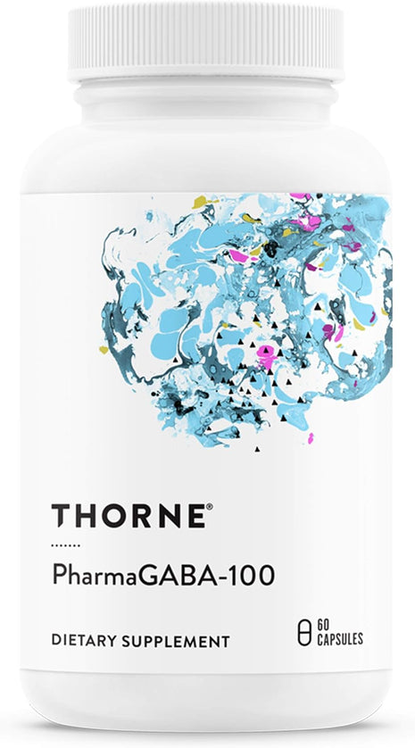 THORNE - Relax & Detox Bundle - PharmaGABA and Glycine Combo for Stress Relief & Detoxification - 60 to 125 Servings