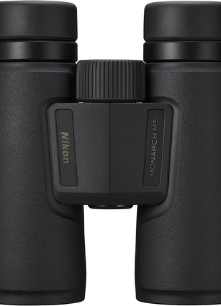 NIKON Monarch M5 Binoculars | Waterproof Fogproof ED Glass Optics with Dielectric Prism Coating | Bright High-Resolution Outdoor Binoculars for Birdwatching, Hiking & Wildlife, 8x42 | 8x/42mm, Waterproof and Fogproof, Rubber-Armored