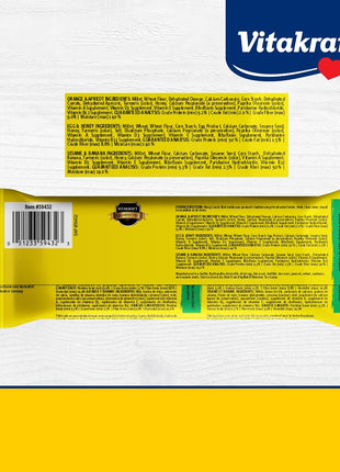 Vitakraft Crunch Sticks Rabbit Treat Carrot and Honey Flavor with Natural Grains and Honey Enriched with Essential Nutrients Baked On Wooden Stick to Encourage Chewing and Long Lasting Enjoyment