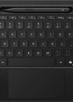 Microsoft Surface Pro Flex Keyboard with Slim Pen Bundle, 2-in-1 Alcantara Keyboard for Surface Pro Copilot+ (11th Edition), Pro 9 and 8, Windows 11 Copilot+ PC, Black