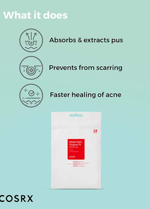 COSRX Acne Pimple Patches Absorbing Hydrocolloid Spot, 3 Size (96 Count) | Pimple Stickers for Blemishes and Zits Cover, Absorbs Zits & Blemish, Spot Stickers for Face and Body, Korean Skin Care
